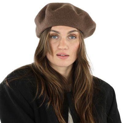 Baretti - Gårda Annecy Wool Beret (kahvia)