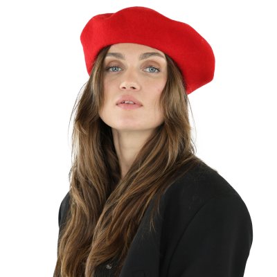 Baretti - Gårda Annecy Wool Beret (punainen)