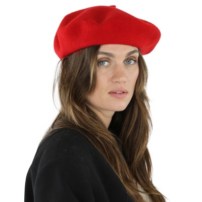 Baretti - Gårda Annecy Wool Beret (punainen)