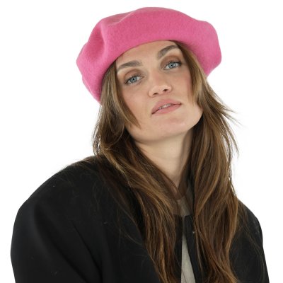 Baretti - Gårda Annecy Wool Beret (vaaleanpunainen)