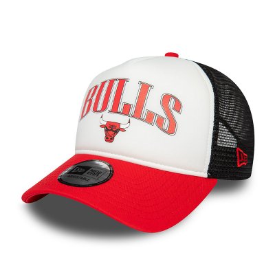 Lippis - New Era Chicago Bulls Retro Trucker Cap (punainen/musta)