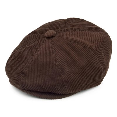 Flat cap - Jaxon Hats Corduroy Newsboy Cap (ruskea)