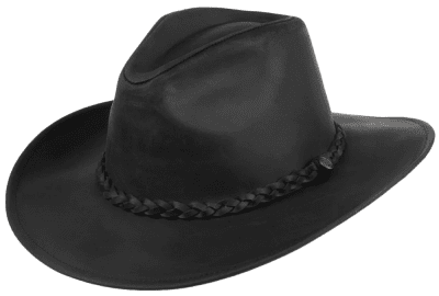 Hatut - Jaxon Hats Buffalo Leather Cowboy (musta)