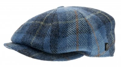 Flat cap - CTH Ericson Wilson Harris Tweed (sininen)