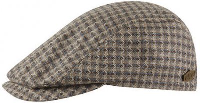 Flat cap - MJM Daffy Silk (ruskea pattern)
