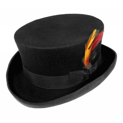 Hatut - Deadman Top Hat (silinteri) (musta)