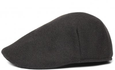 Flat cap - Gårda Vieste Wool Cap (musta)