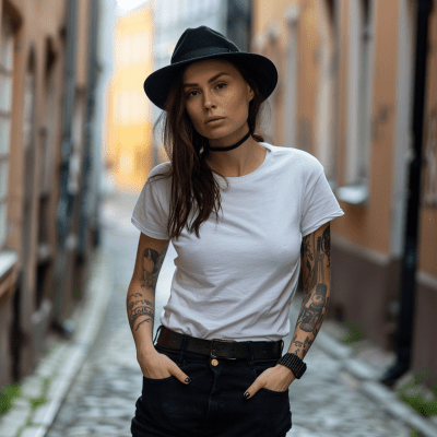 Hatut - Gårda Volterra Fedora Wool Hat (musta)