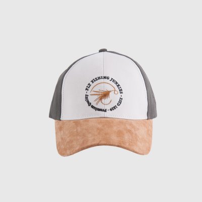 Lippis - MJM Baseball Cap Life is Fishing (orange/offwhite)