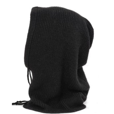 Balaclava - Gårda Vilhelmina Knitted Balaclava (musta)