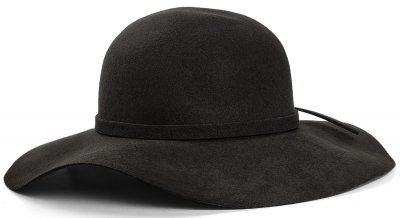 Hatut - Gårda Lessola Floppy Wool Hat (musta)