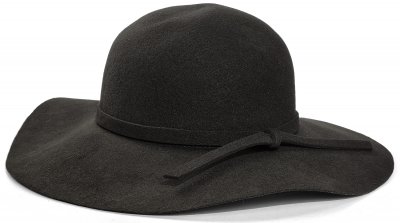 Hatut - Gårda Lessola Floppy Wool Hat (musta)