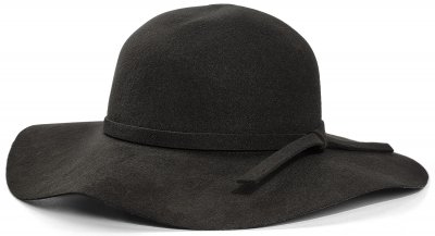 Hatut - Gårda Lessola Floppy Wool Hat (musta)