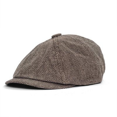 Flat cap - Gårda Aberdour Newsboy (ruskea)