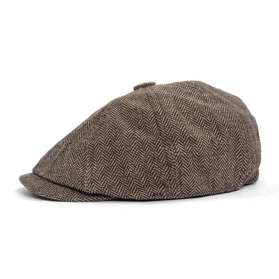 Flat cap - Gårda Aberdour Newsboy (ruskea)