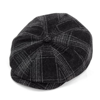 Flat cap - Gårda Premium Banbury Wool Newsboy (musta)