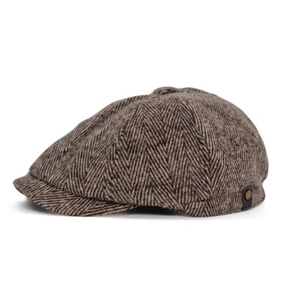 Flat cap - Gårda Lanark Newsboy (ruskea)