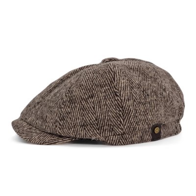 Flat cap - Gårda Lanark Newsboy (ruskea)