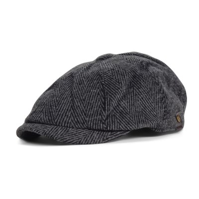 Flat cap - Gårda Lanark Newsboy (harmaa)
