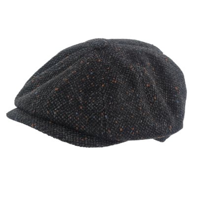 Flat cap - Gårda Premium Consett Wool Newsboy (musta)
