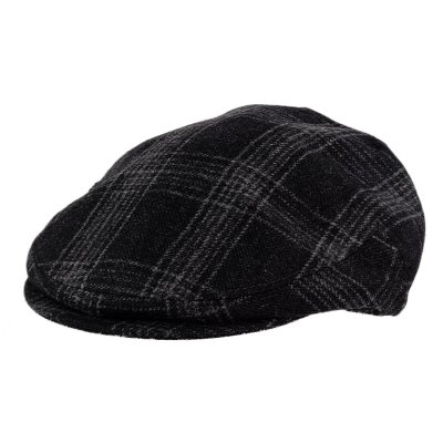 Flat cap - Gårda Premium Dalston Wool Sixpence (musta)