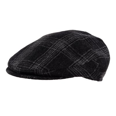 Flat cap - Gårda Premium Dalston Wool Sixpence (musta)
