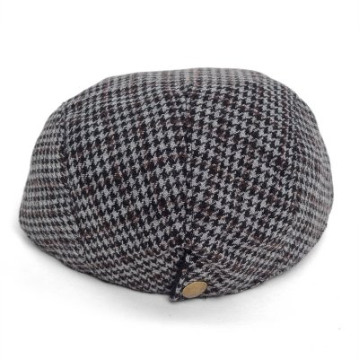 Flat cap - Gårda Dunbeath (harmaa/ruskea)