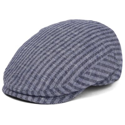 Flat cap - Gårda Gargery Striped Sixpence (sininen)