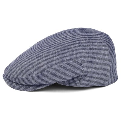 Flat cap - Gårda Gargery Striped Sixpence (sininen)