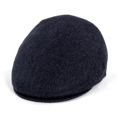 Flat cap - Gårda Premium Kirkby Wool Sixpence (sininen)
