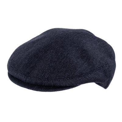 Flat cap - Gårda Premium Kirkby Wool Sixpence (sininen)