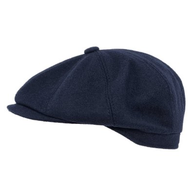 Flat cap - Gårda Premium Larkhall Wool Newsboy (sininen)