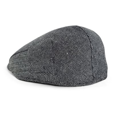 Flat cap - Gårda Lazonby (musta/valkoinen)