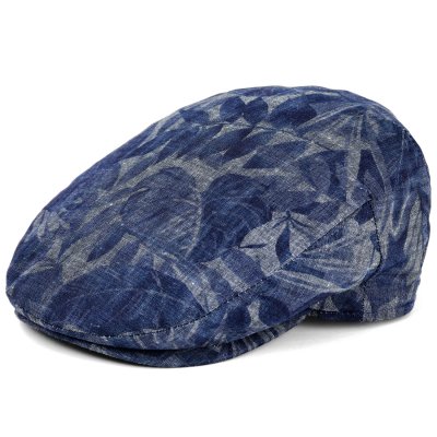 Flat cap - Gårda Phineas Floral Sixpence (sininen)
