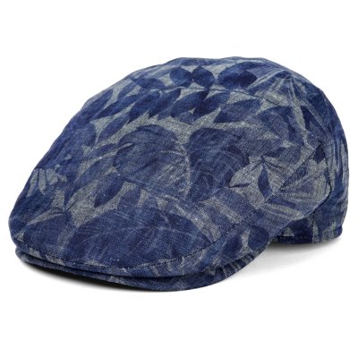 Flat cap - Gårda Phineas Floral Sixpence (sininen)