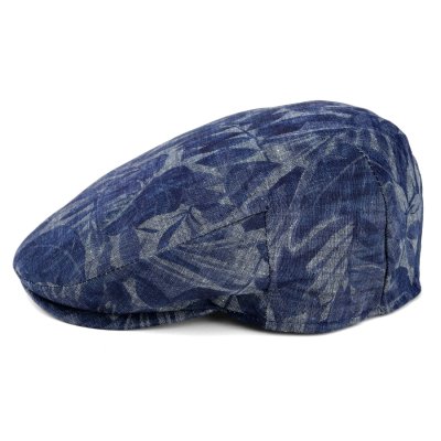 Flat cap - Gårda Phineas Floral Sixpence (sininen)