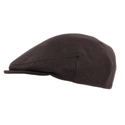Flat cap - Gårda Premium Selby Wool Sixpence (ruskea)