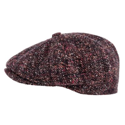 Flat cap - Gårda Premium Tiverton Wool Newsboy (punainen)