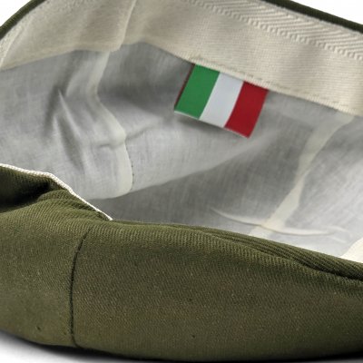 Gubbkeps / Flat cap - Gårda Vico Cotton Flat Cap (grön)