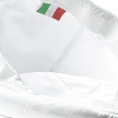 Flat cap - Gårda Vico Cotton Flat Cap (valkoinen)