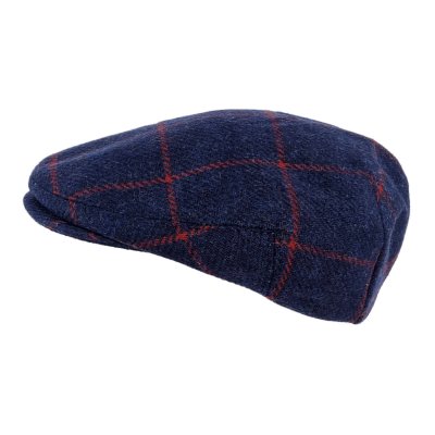 Flat cap - Gårda Premium Warrington Wool Sixpence (sininen)