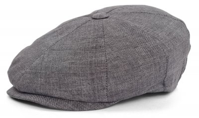 Flat cap - Gårda Palizzi Marina Linen Newsboy Cap (harmaa)