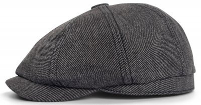 Flat cap - Gårda Carnew Newsboy Cap (musta)
