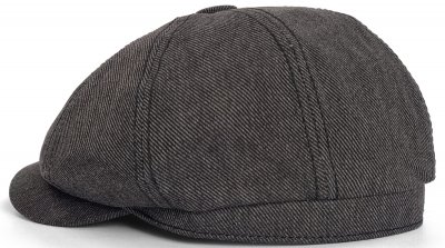 Flat cap - Gårda Carnew Newsboy Cap (musta)