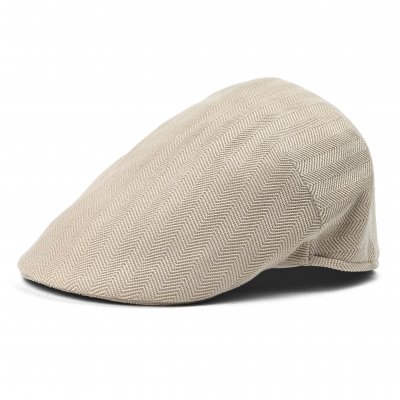 Gubbkeps / Flat cap - Gårda Lacona Flat Cap (beige)