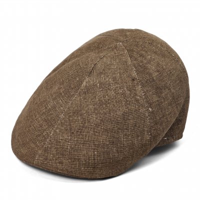 Flatcap - Gårda Tallone Linen Flat Cap (ruskea)