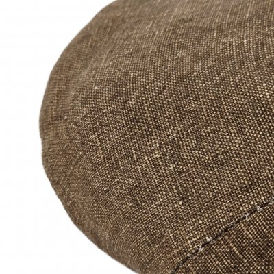 Flatcap - Gårda Tallone Linen Flat Cap (ruskea)