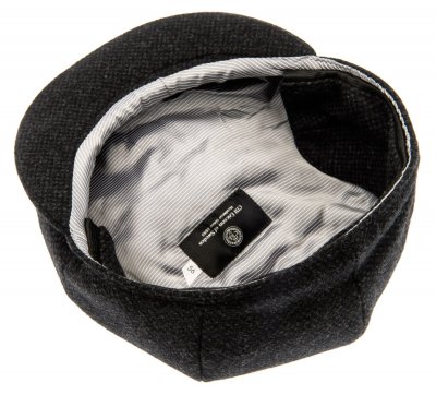 Flat cap - CTH Ericson Gustav Earflap Re-Source Wool (harmaa)