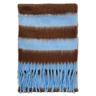 Huivit - Gårda Dinibor Striped Scarf (sininen/ruskea)