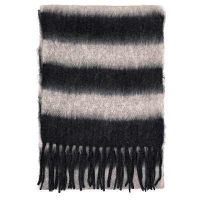 Huivit - Gårda Dinibor Striped Scarf (harmaa/musta)